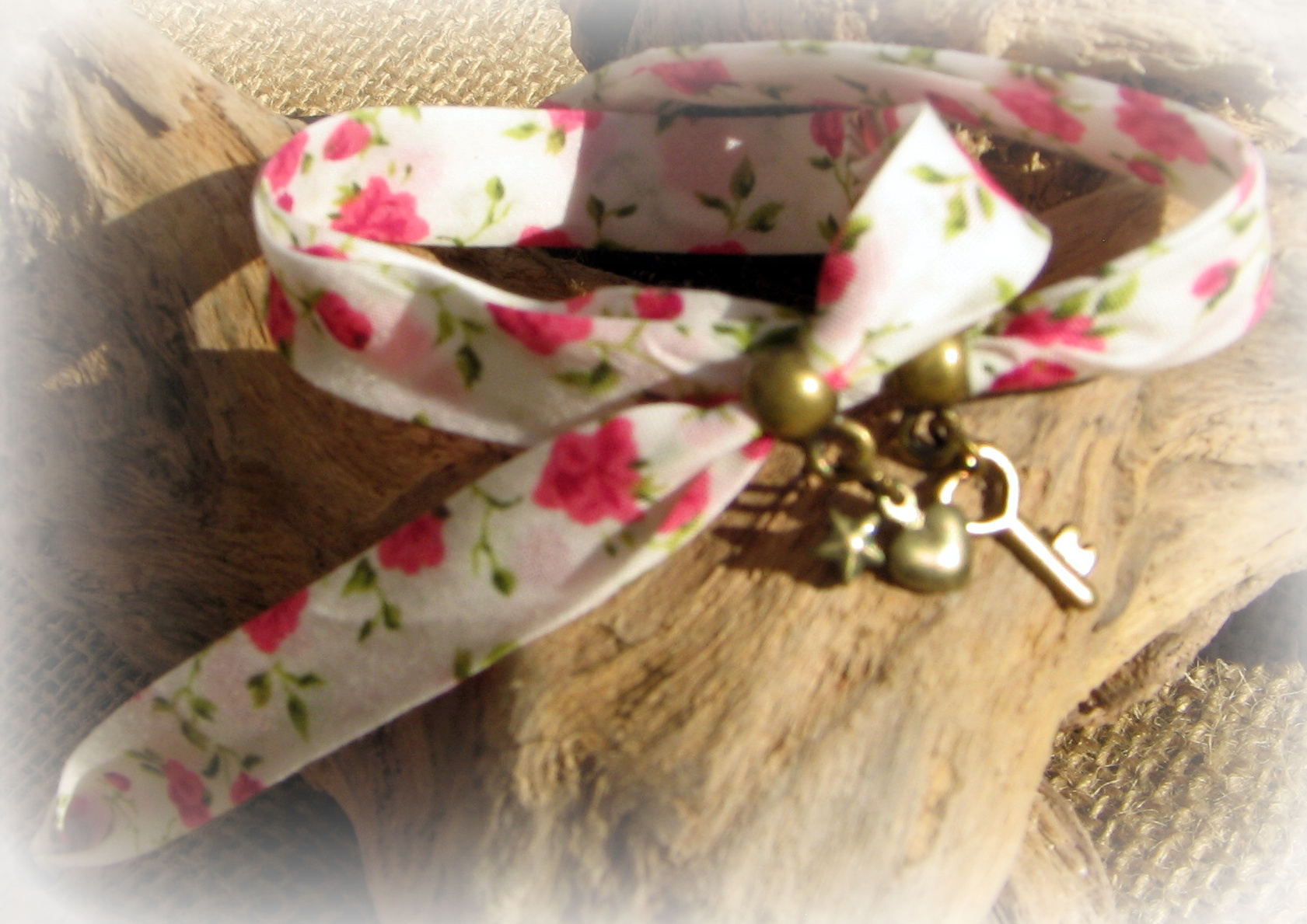 liberty bois flott� cr�ations bracelet